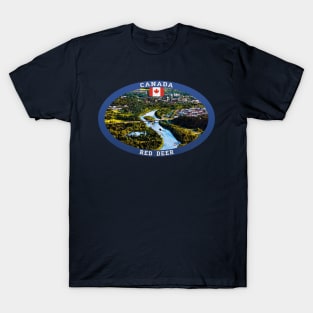 Red Deer Canada Travel T-Shirt